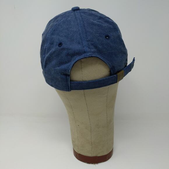 St. Augustine Slideback Hat Embroidered Logo Blue 175 Years Adjustable - Picture 8 of 11